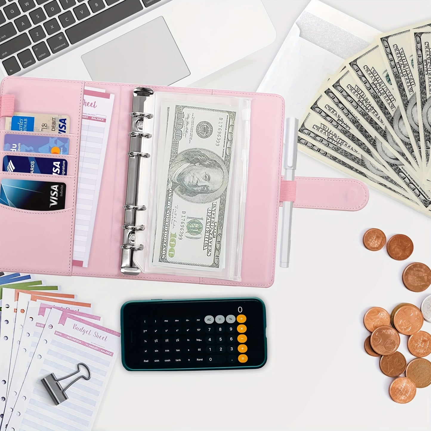 Starlight Pink Budget Planner