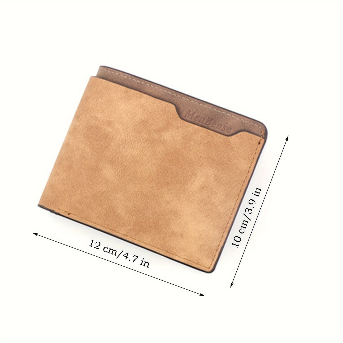 1pc Men's Lion Pattern PU Leather Wallet