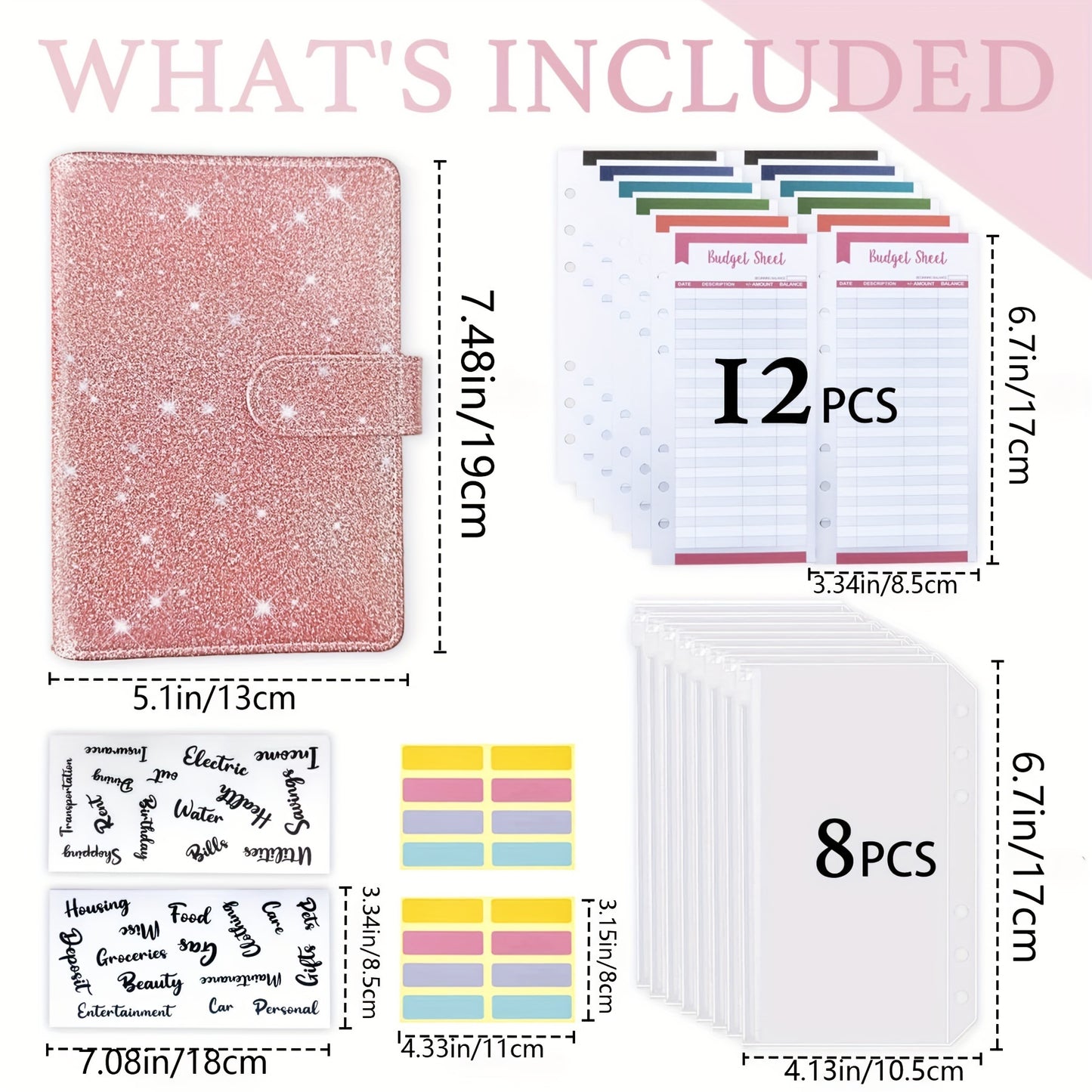 Starlight Pink Budget Planner