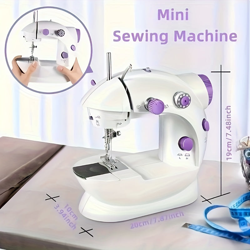 Portable Mini 2-speed, Desktop Sewing Machine