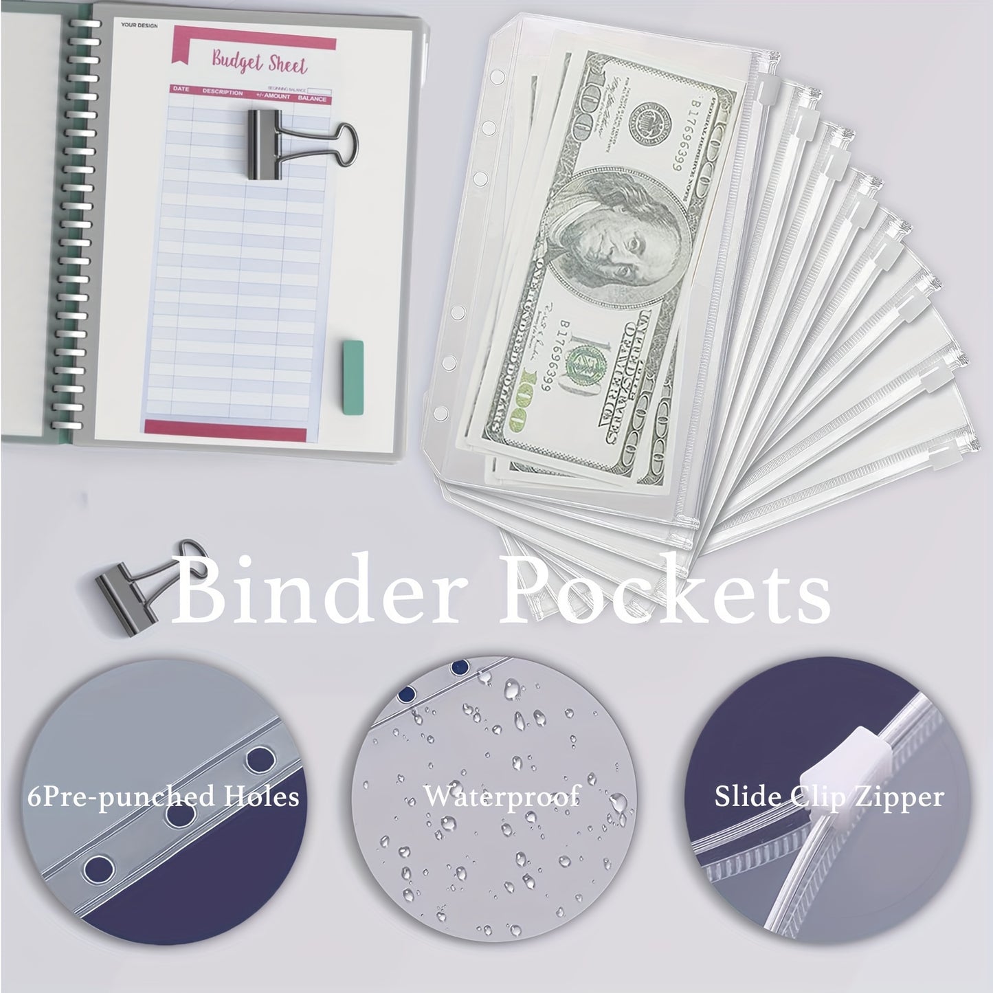 Starlight Pink Budget Planner