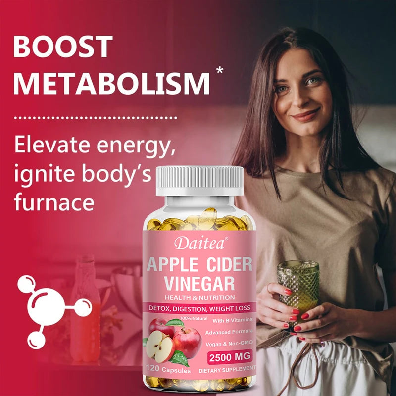 Apple Cider Vitamins, Supports Detoxification and Cleansing, Helps Improve Food Digestion and Absorption