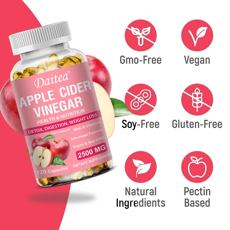 Apple Cider Vitamins, Supports Detoxification and Cleansing, Helps Improve Food Digestion and Absorption