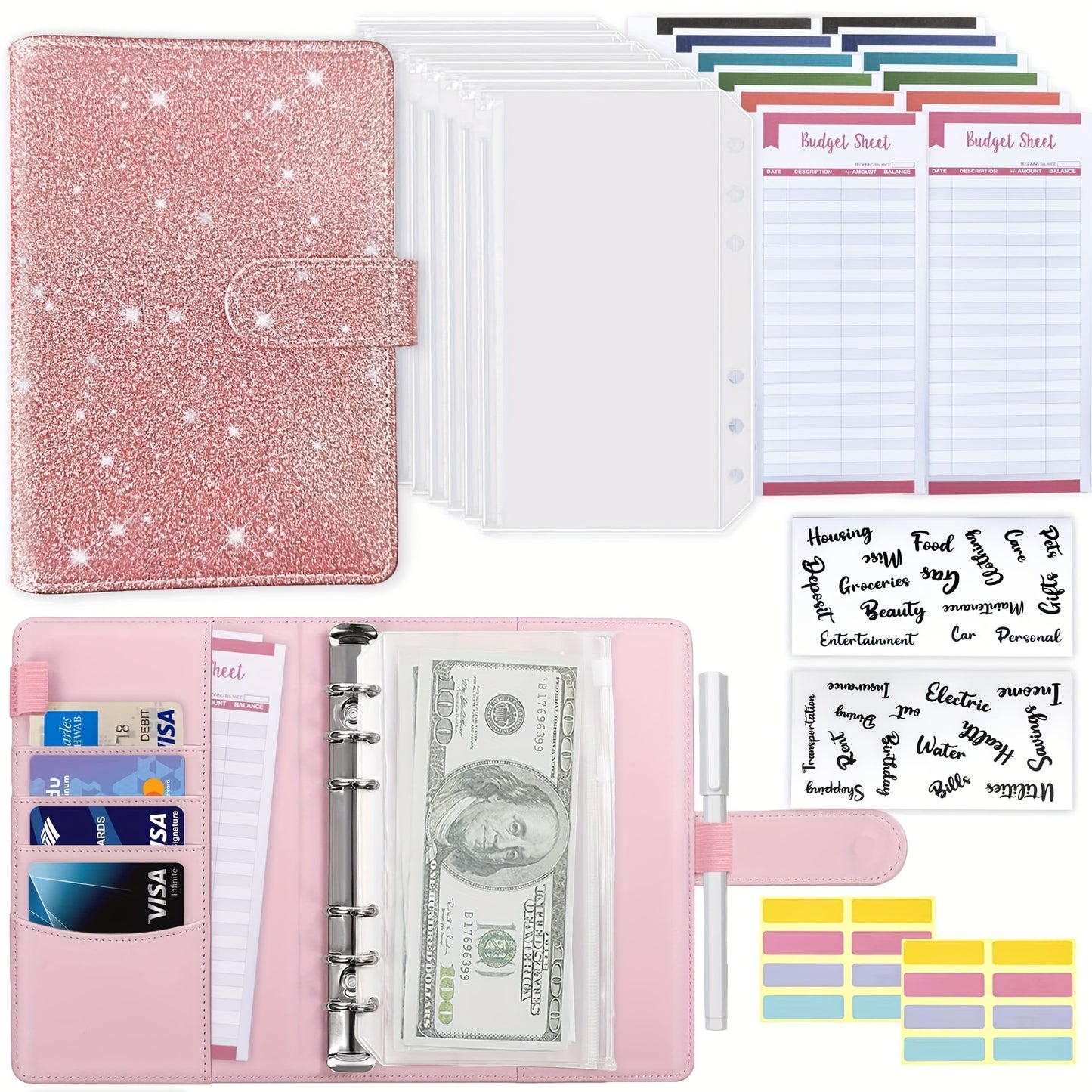 Starlight Pink Budget Planner