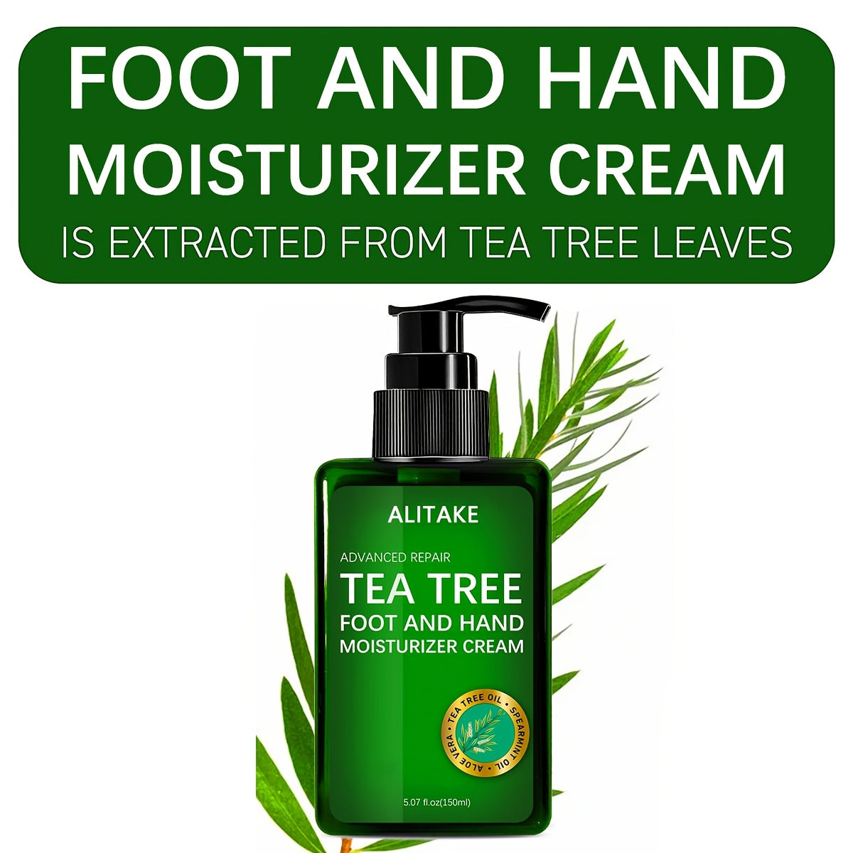 Oil Foot Cream, Natural Plant Extracts, Gentle Moisturizing, For Feet Hand Moisturizing - 5.07 Oz