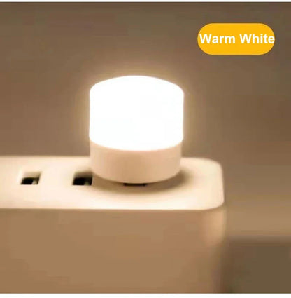 Mini USB Night Light Mini Bulb Warm White Eye Protection