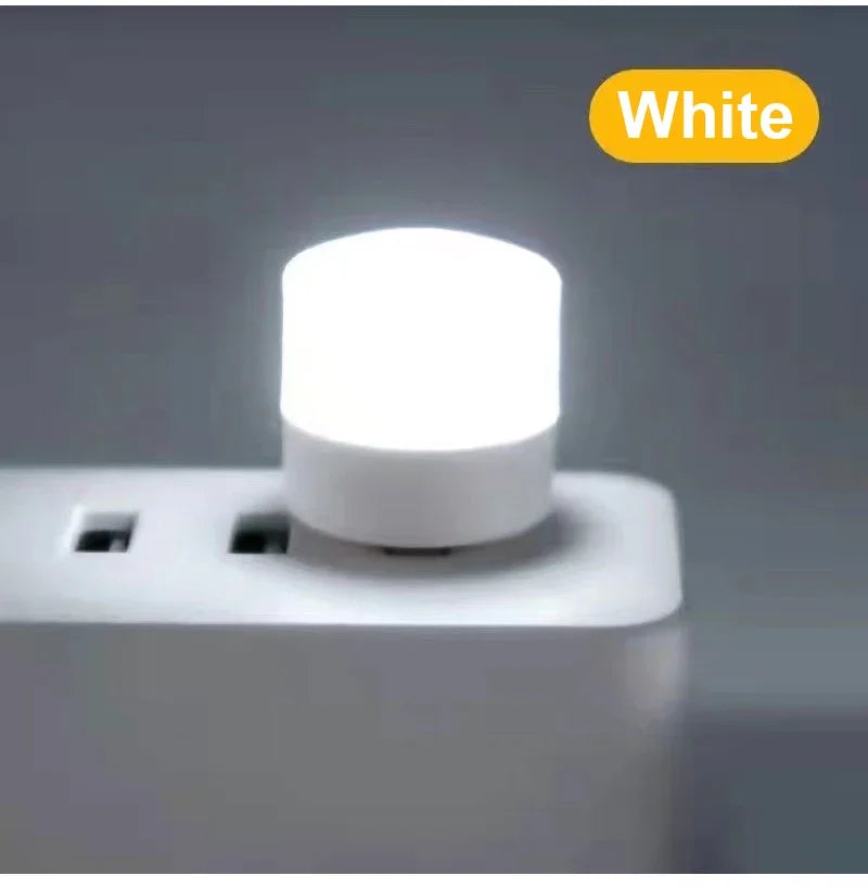 Mini USB Night Light Mini Bulb Warm White Eye Protection