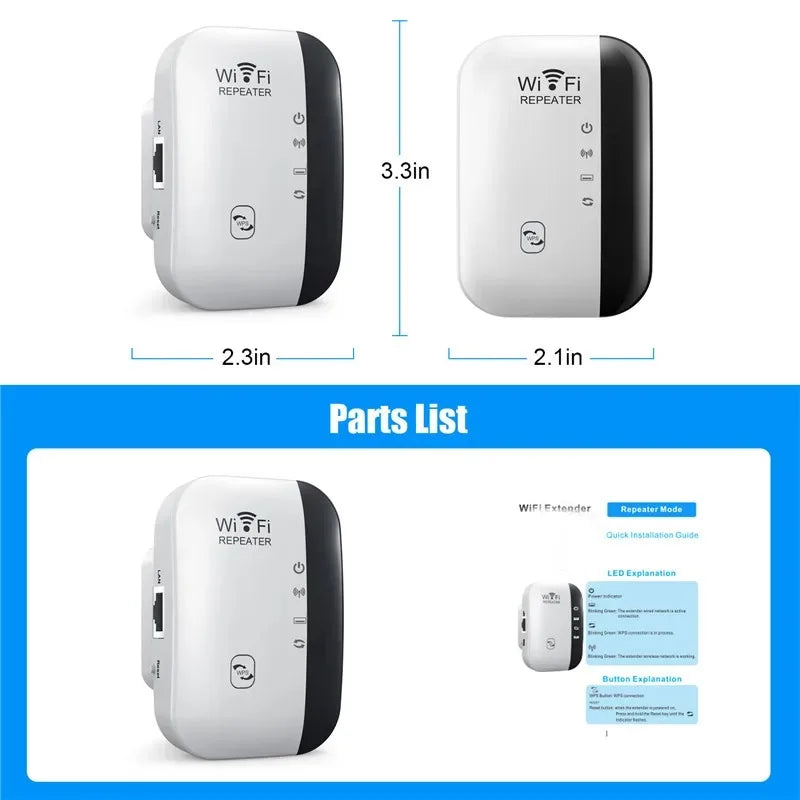 300Mbps Wireless WIFI Repeater 2.4G Router